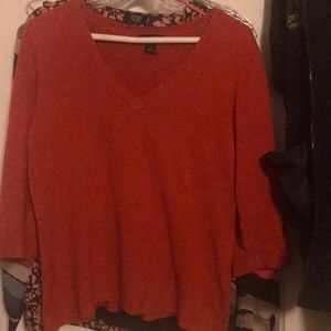 Large H & M Burnt Orange Color V Neck Very Nice Happy Poshing 💕